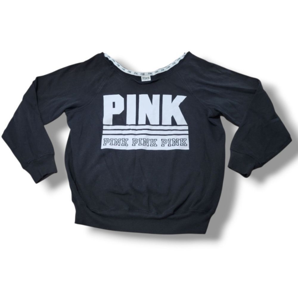 PINK Victoria's Secret Sweatshirt Size XS Women's Oversized Sweatshirt Pullover
